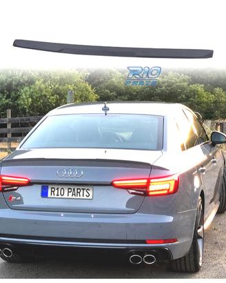 SPOILER AUDI A4 B9 SEDAN 15-19 LOOK RS4 NERO OPACO