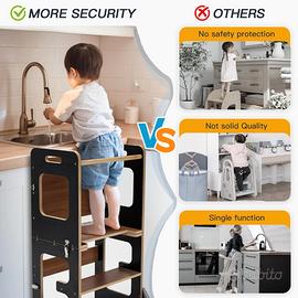 Labebe Torre Montessori Pieghevole 3 in 1