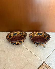 Cestini vimini decorativi - 2pz