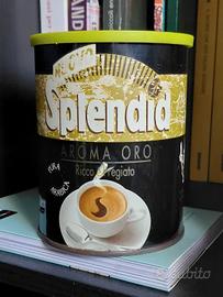 barattolo lattina vuota caffè Splendid 250g