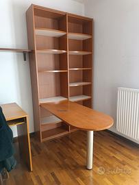 Libreria con scrivania