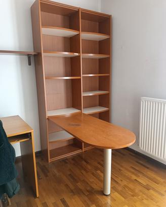 Libreria con scrivania
