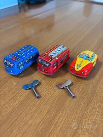 3 macchinine vintage a carica – anni ‘60/’70