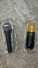 Microfono dinamico e Microfono a condensatore
