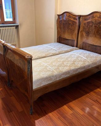 Letto matrimoniale antiquariato 