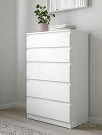 Cassettiera bianca Ikea