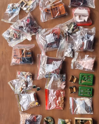 Lotto Casa delle Bambole De Agostini oltre 100 pz