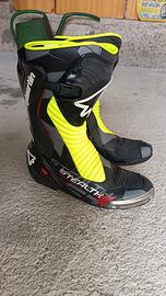 stivali moto sportivi da pista