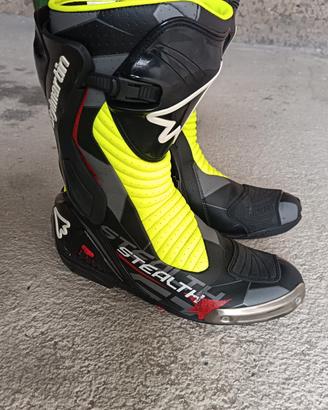 stivali moto sportivi da pista