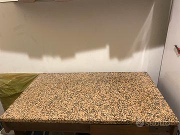 Piano/top in granito Marrone Rosa 120 x70 cm