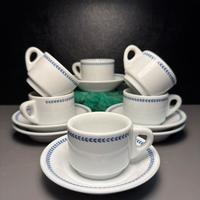 6 tazze Ginori decoro Spiga Blu