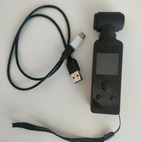 Action Cam con MicroSD 64 G, USB-C, Jack