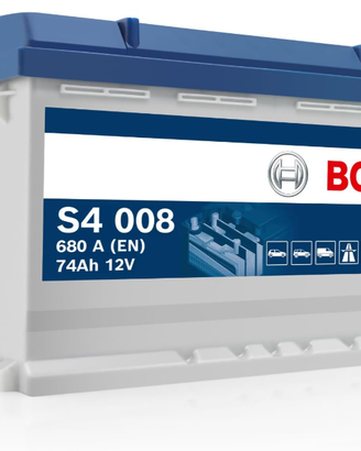 Bosch S4 008 Batteria per Auto 74 A/h