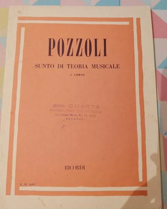 Pozzoli sunto di teoria musicale corso uno
