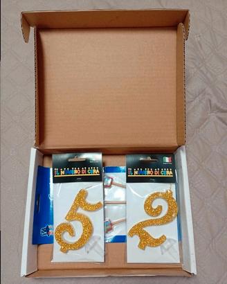 set candeline per compleanno 