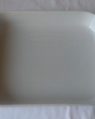 Pirofila in ceramica bianca anni 90