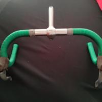 Manubrio 3TTT verde Bianchi Olimpic  vintage