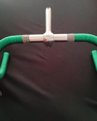Manubrio 3TTT verde Bianchi Olimpic  vintage
