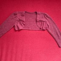 Coprispalle bambina colore bordeaux 