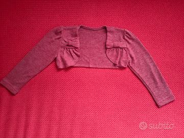 Coprispalle bambina colore bordeaux 