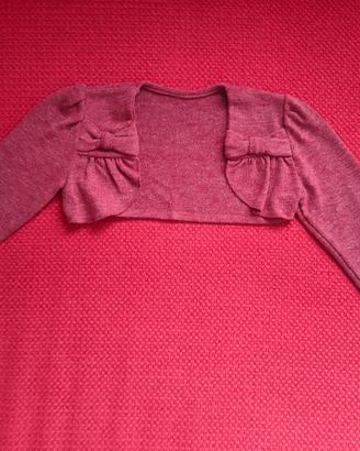 Coprispalle bambina colore bordeaux 