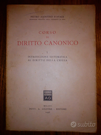 CORSO DI DIRITTO CANONICO 1956