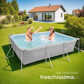 piscina tectake 300x207x70
