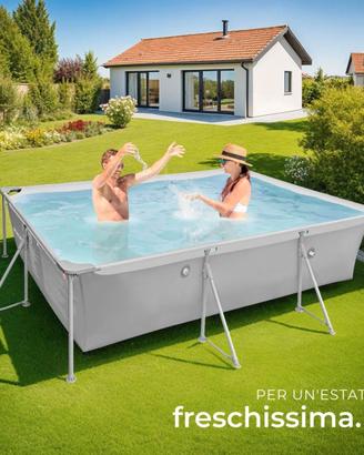 piscina tectake 300x207x70