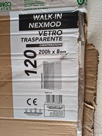 Parete Doccia Walk-In Nexmod 120x200 cm Vetro 8mm 