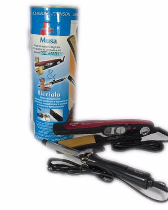 Set per capelli Johnson  piastra e arricciacapelli