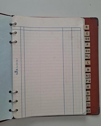 RARO  Scadenzario/Libro Mastro - Vintage 