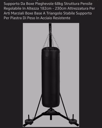 supporto sacco boxe
