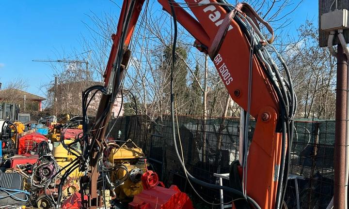 A186 - Gru forestale Ferrari per trattore o rimorc