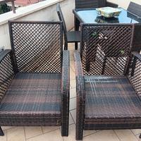 set da terrazzo o giardino 