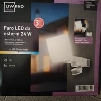 Farò LED 24 w da esterno Nuovo Sigillato 