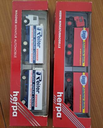modellini camion HERPA 142472 e 818056