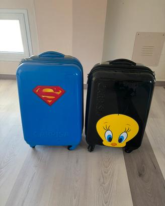 Coppia trolley rigidi CarPisa Superman e Titti