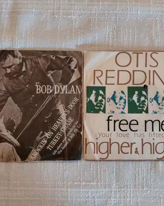 2 Vinili 45 giri Bob Dylan+Otis Redding Originali