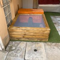 Terrario per tartarughe,conigli ecc.