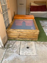 Terrario per tartarughe,conigli ecc.