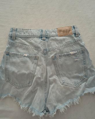 2 paia jeans corti ragazzina tg 32