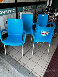 Sedie plastica motta