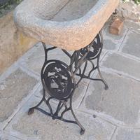 fioriera/ bacias in pietra di luserna 