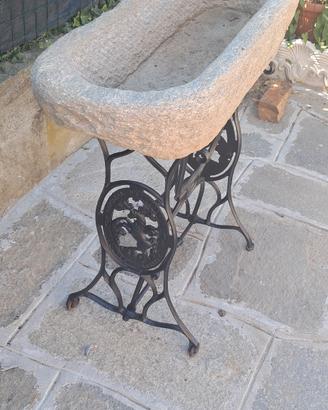 fioriera/ bacias in pietra di luserna 