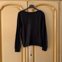 Maglione corto nero Terranova taglia M