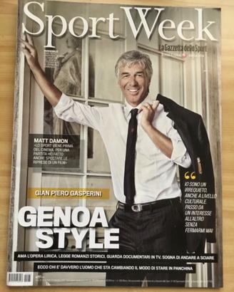 Sportweek 19/9/09 Gian Piero Gasperini Genoa
