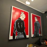 Quadri Eva Kant Diabolik fatti a mano