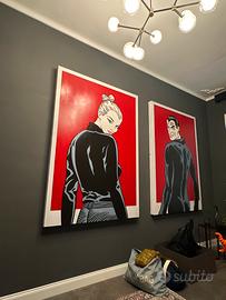 Quadri Eva Kant Diabolik fatti a mano