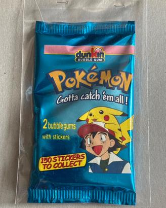 Bustina sigillata vintage anno 1999 Pokémon Dunkin