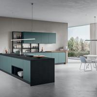 Cucine Angolo Tavolo Colonne dispensa e Living